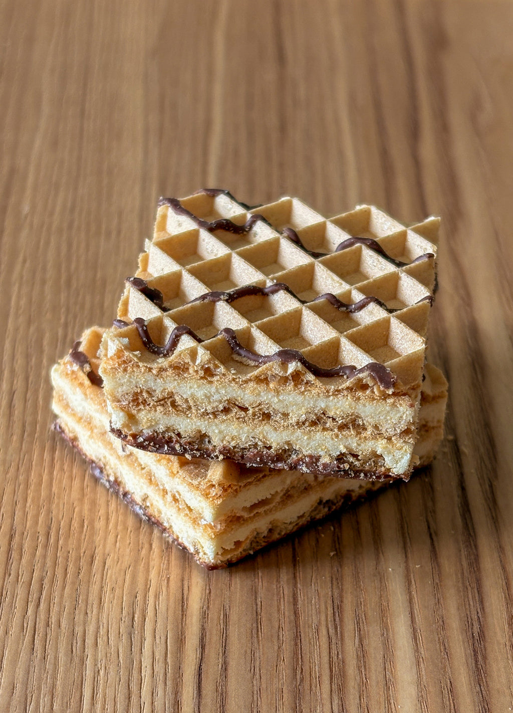 Krokante wafeltjes vanille / mokka
