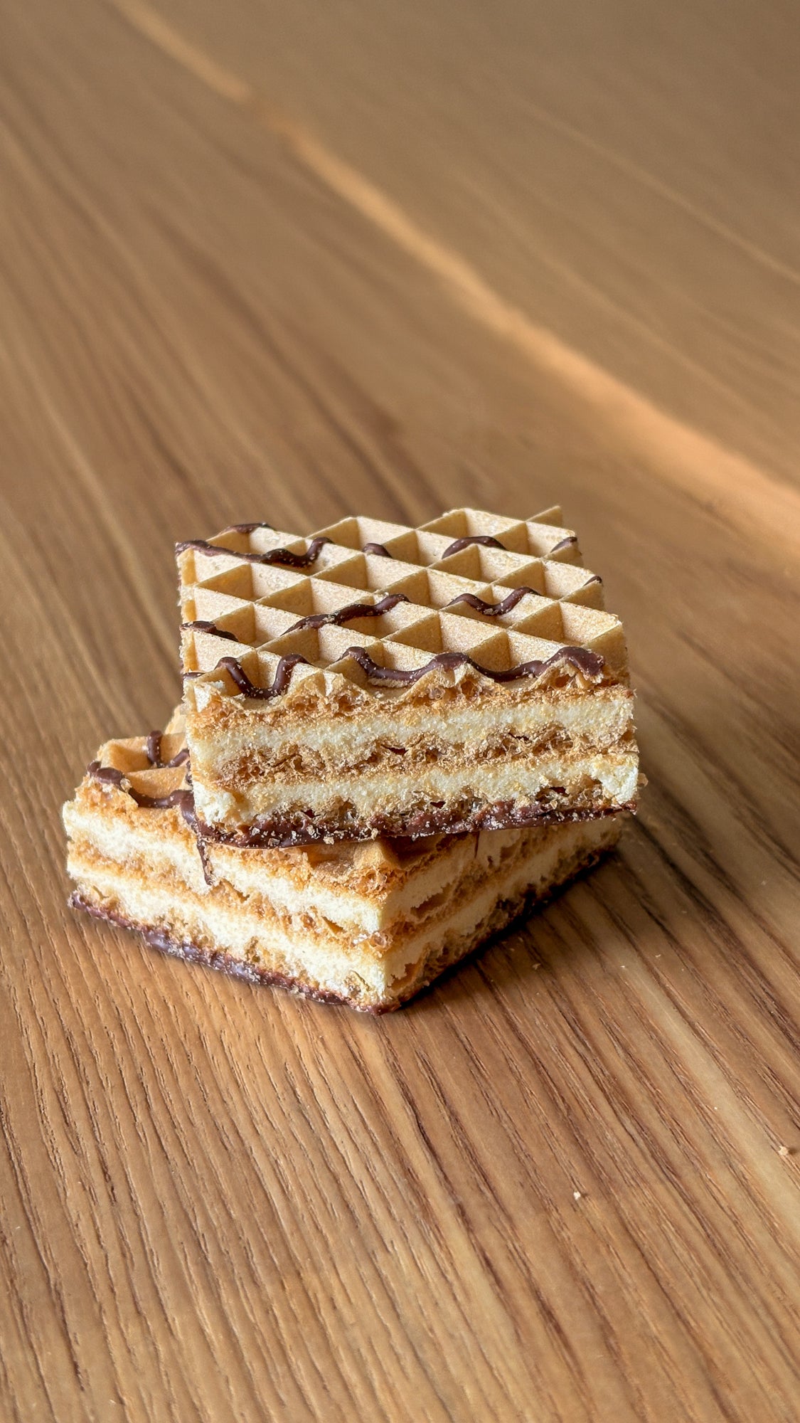 Krokante wafeltjes vanille / mokka